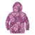 Hawaii Kid Hoodie Magenta Polynesian Monstera Patterns - Polynesian Pride
