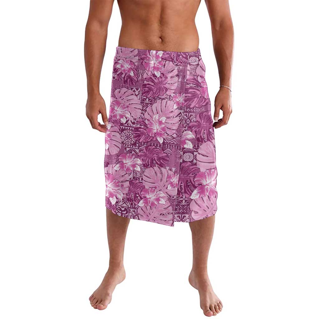 Hawaii Lavalava Magenta Polynesian Monstera Patterns - Polynesian Pride