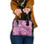 Hawaii Shoulder Handbag Magenta Polynesian Monstera Patterns - Polynesian Pride