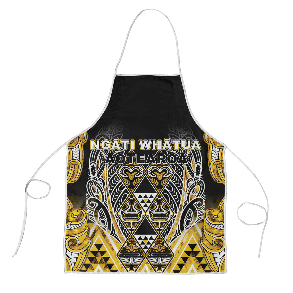 Aotearoa Ngati Whatua Apron Maori Tribal Gold Paua Shell Pattern