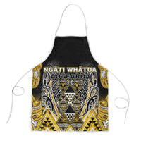 Aotearoa Ngati Whatua Apron Maori Tribal Gold Paua Shell Pattern