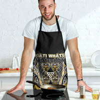 Aotearoa Ngati Whatua Apron Maori Tribal Gold Paua Shell Pattern