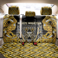 Aotearoa Ngati Whatua Back Car Seat Cover Maori Tribal Gold Paua Shell Pattern