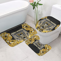 Aotearoa Ngati Whatua Bathroom Set Maori Tribal Gold Paua Shell Pattern