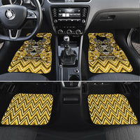 Aotearoa Ngati Whatua Car Mats Maori Tribal Gold Paua Shell Pattern