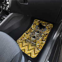Aotearoa Ngati Whatua Car Mats Maori Tribal Gold Paua Shell Pattern