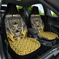 Aotearoa Ngati Whatua Car Seat Cover Maori Tribal Gold Paua Shell Pattern