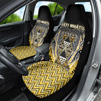 Aotearoa Ngati Whatua Car Seat Cover Maori Tribal Gold Paua Shell Pattern