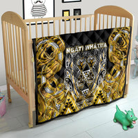Aotearoa Ngati Whatua Quilt Maori Tribal Gold Paua Shell Pattern