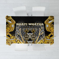 Aotearoa Ngati Whatua Tablecloth Maori Tribal Gold Paua Shell Pattern