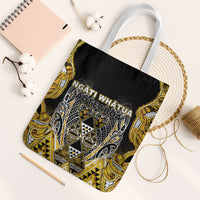 Aotearoa Ngati Whatua Tote Bag Maori Tribal Gold Paua Shell Pattern