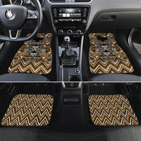 Aotearoa Kati Mamoe Car Mats Maori Brown Tribal Paua Shell Pattern