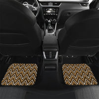 Aotearoa Kati Mamoe Car Mats Maori Brown Tribal Paua Shell Pattern