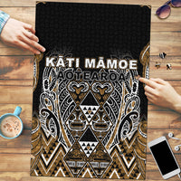 Aotearoa Kati Mamoe Puzzle Maori Brown Tribal Paua Shell Pattern