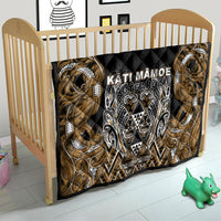 Aotearoa Kati Mamoe Quilt Maori Brown Tribal Paua Shell Pattern