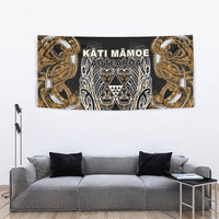 Aotearoa Kati Mamoe Tapestry Maori Brown Tribal Paua Shell Pattern