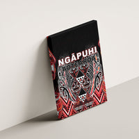 Aotearoa Ngapuhi Canvas Wall Art Maori Red Tribal Paua Shell Pattern