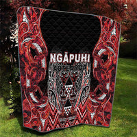 Aotearoa Ngapuhi Quilt Maori Red Tribal Paua Shell Pattern