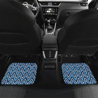Aotearoa Ngati Porou Car Mats Maori Light Blue Tribal Paua Shell Pattern