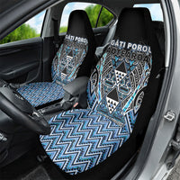 Aotearoa Ngati Porou Car Seat Cover Maori Light Blue Tribal Paua Shell Pattern