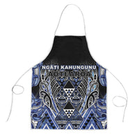 Aotearoa Ngati Kahungunu Apron Maori Tribal Blue Paua Shell Pattern