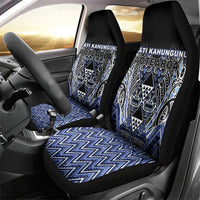 Aotearoa Ngati Kahungunu Car Seat Cover Maori Tribal Blue Paua Shell Pattern