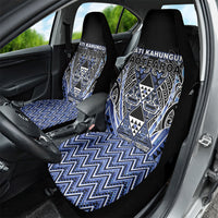 Aotearoa Ngati Kahungunu Car Seat Cover Maori Tribal Blue Paua Shell Pattern