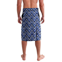Aotearoa Ngati Kahungunu Lavalava Maori Tribal Blue Paua Shell Pattern