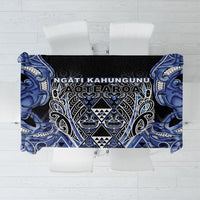 Aotearoa Ngati Kahungunu Tablecloth Maori Tribal Blue Paua Shell Pattern