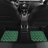 Aotearoa Ngai Tahu Car Mats Maori Tribal Dark Green Paua Shell Pattern