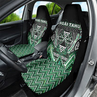 Aotearoa Ngai Tahu Car Seat Cover Maori Tribal Dark Green Paua Shell Pattern