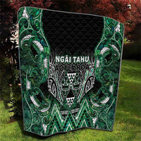 Aotearoa Ngai Tahu Quilt Maori Tribal Dark Green Paua Shell Pattern