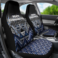 Aotearoa Tuwharetoa Car Seat Cover Maori Tribal Navy Paua Shell Pattern