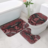New Zealand Waitangi Day Bathroom Set Te Tiriti O Waitangi 1840 - Polynesian Pride