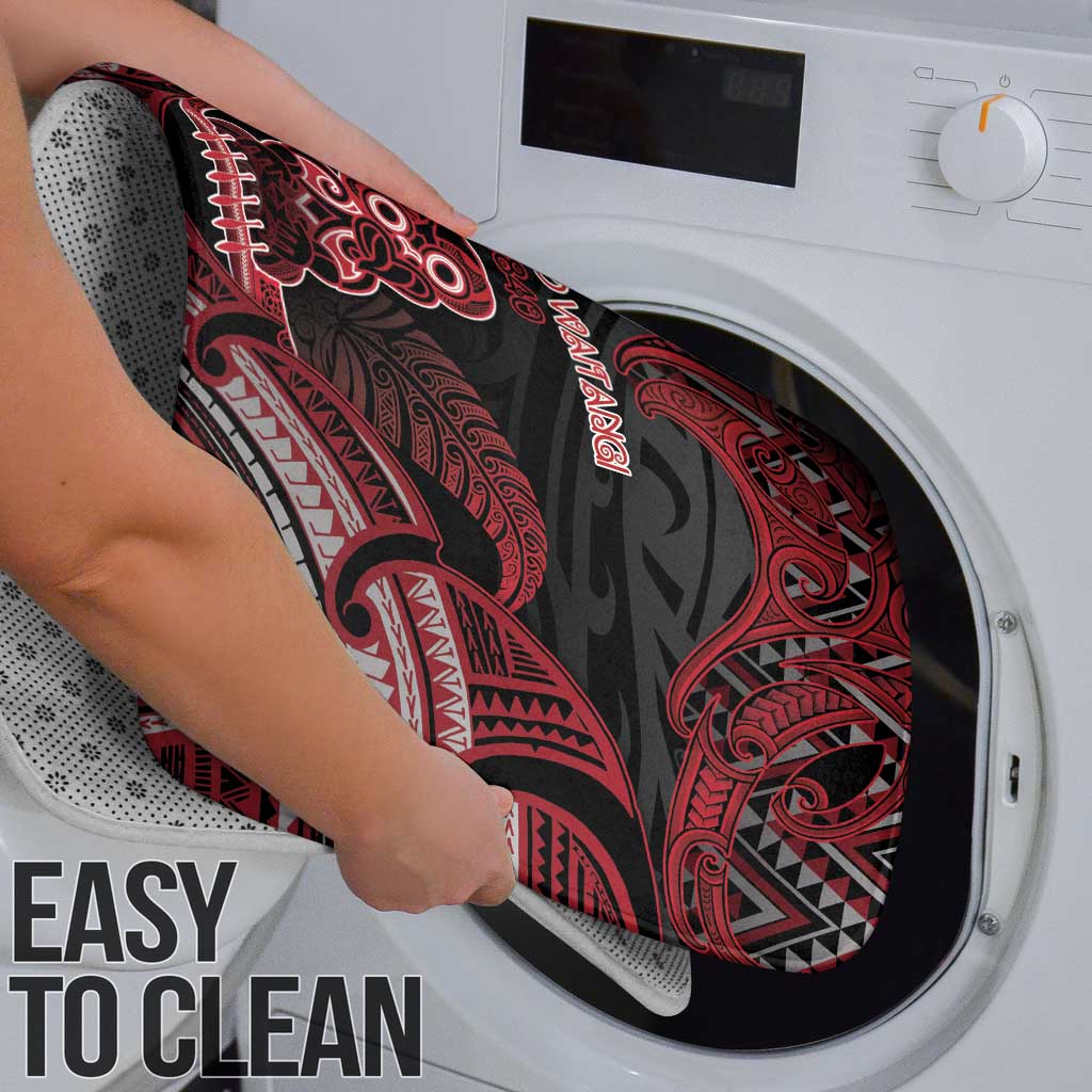 New Zealand Waitangi Day Bathroom Set Te Tiriti O Waitangi 1840 - Polynesian Pride