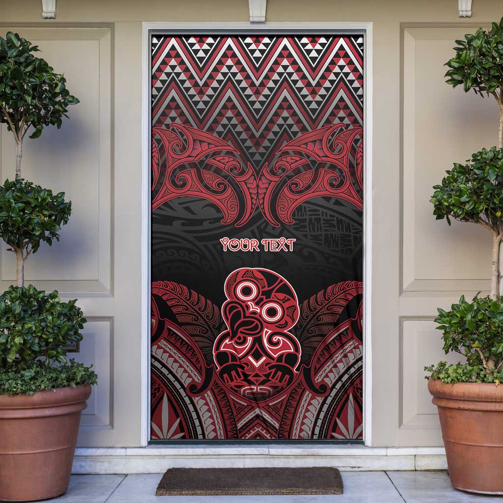 Personalised New Zealand Waitangi Day Door Cover Te Tiriti O Waitangi 1840 - Polynesian Pride