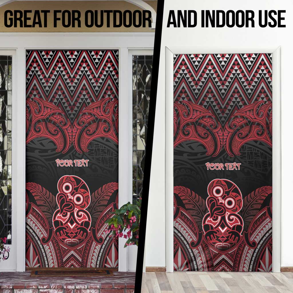Personalised New Zealand Waitangi Day Door Cover Te Tiriti O Waitangi 1840 - Polynesian Pride