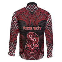 Personalised New Zealand Waitangi Day Family Matching Long Sleeve Bodycon Dress and Hawaiian Shirt Te Tiriti O Waitangi 1840 - Polynesian Pride