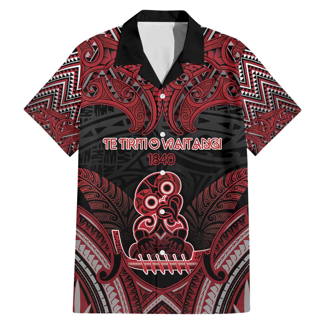 Personalised New Zealand Waitangi Day Family Matching Mermaid Dress and Hawaiian Shirt Te Tiriti O Waitangi 1840 - Polynesian Pride