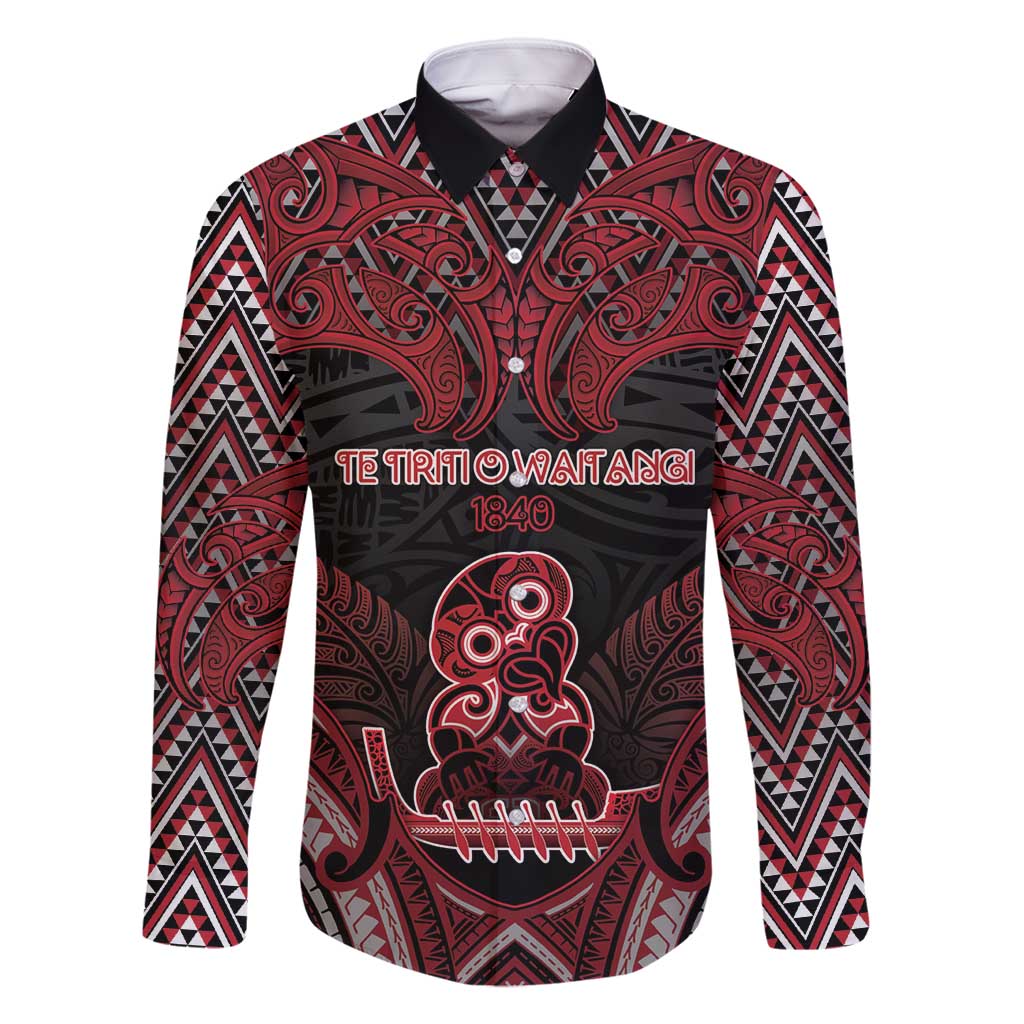 Personalised New Zealand Waitangi Day Family Matching Mermaid Dress and Hawaiian Shirt Te Tiriti O Waitangi 1840 - Polynesian Pride