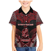 Personalised New Zealand Waitangi Day Family Matching Mermaid Dress and Hawaiian Shirt Te Tiriti O Waitangi 1840 - Polynesian Pride