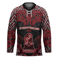 Personalised New Zealand Waitangi Day Hockey Jersey Te Tiriti O Waitangi 1840 - Polynesian Pride