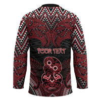 Personalised New Zealand Waitangi Day Hockey Jersey Te Tiriti O Waitangi 1840 - Polynesian Pride
