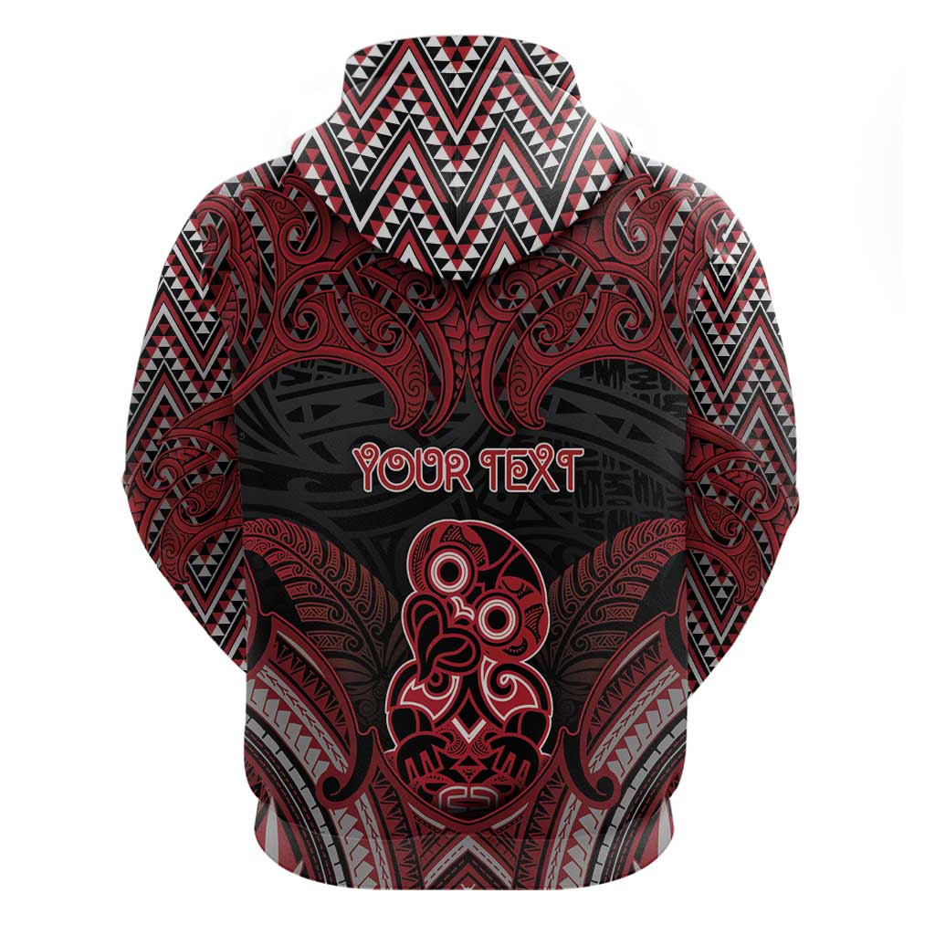 Personalised New Zealand Waitangi Day Hoodie Te Tiriti O Waitangi 1840 - Polynesian Pride