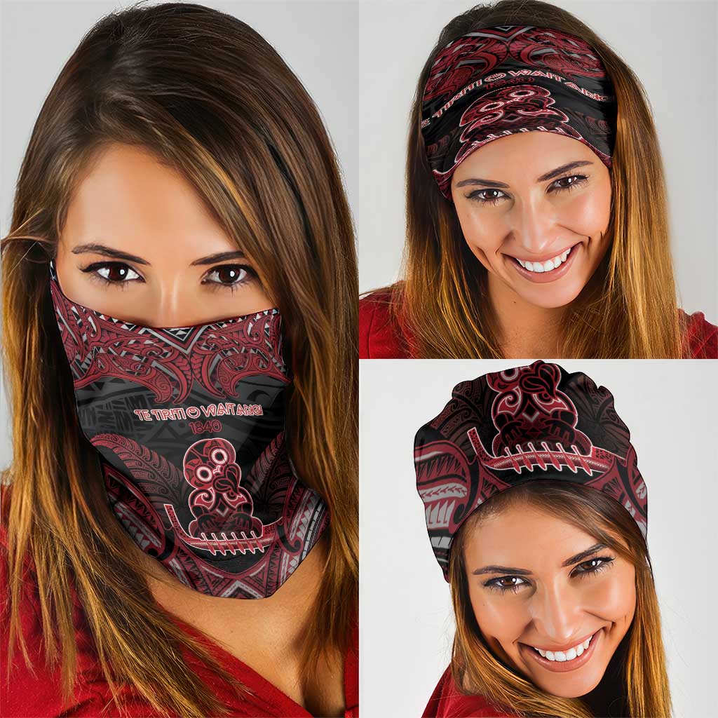 New Zealand Waitangi Day Neck Gaiter Te Tiriti O Waitangi 1840 - Polynesian Pride