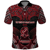 Personalised New Zealand Waitangi Day Polo Shirt Te Tiriti O Waitangi 1840 - Polynesian Pride