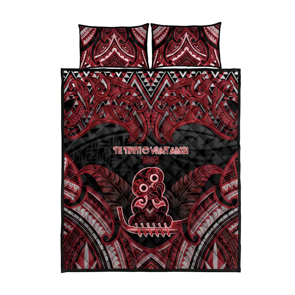 New Zealand Waitangi Day Quilt Bed Set Te Tiriti O Waitangi 1840 DT05 - Polynesian Pride