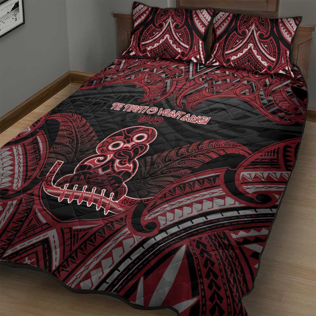 New Zealand Waitangi Day Quilt Bed Set Te Tiriti O Waitangi 1840 DT05 - Polynesian Pride