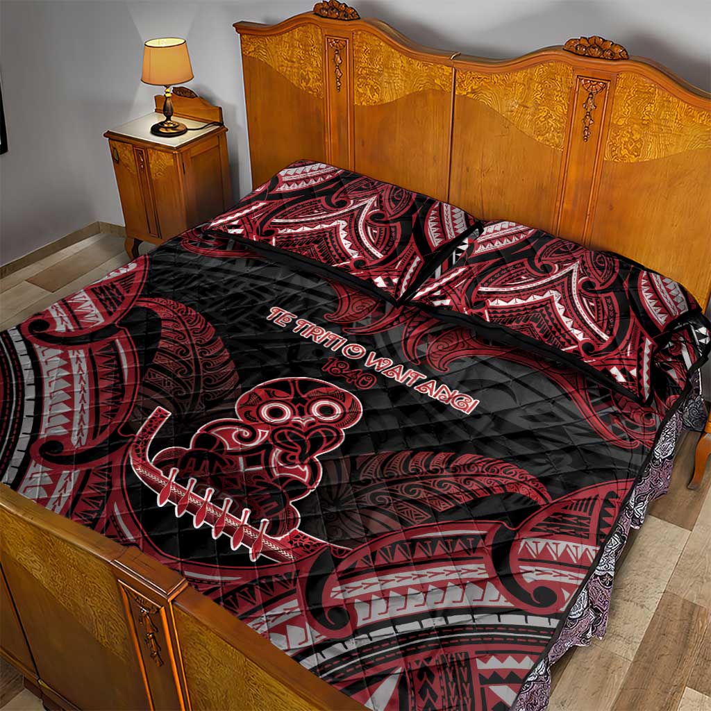 New Zealand Waitangi Day Quilt Bed Set Te Tiriti O Waitangi 1840 DT05 - Polynesian Pride