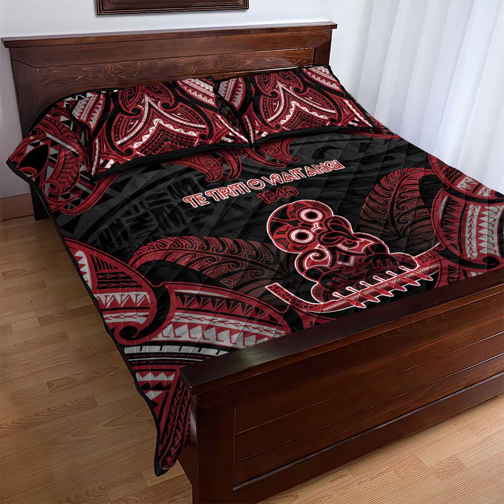 New Zealand Waitangi Day Quilt Bed Set Te Tiriti O Waitangi 1840 DT05 - Polynesian Pride